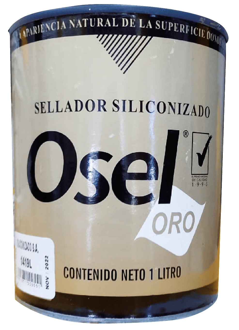 Sellador Siliconizado Base Agua Osel Oro 1 L