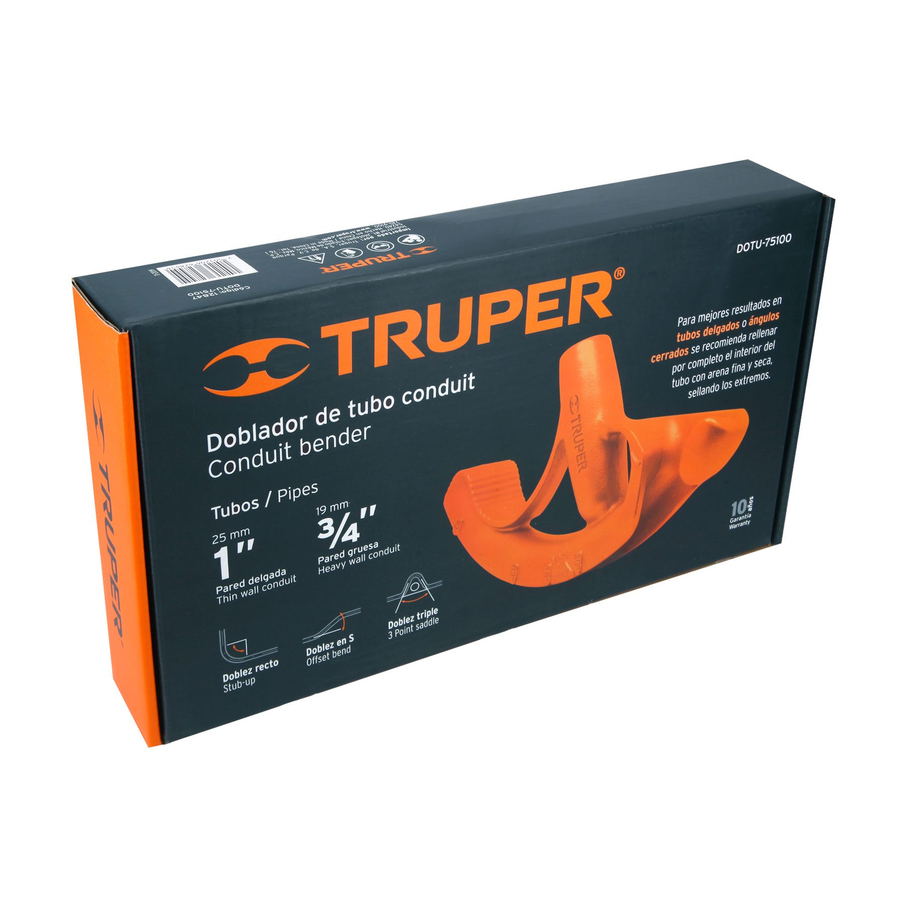 Doblador de tubo conduit 1", Truper - Imagen 3