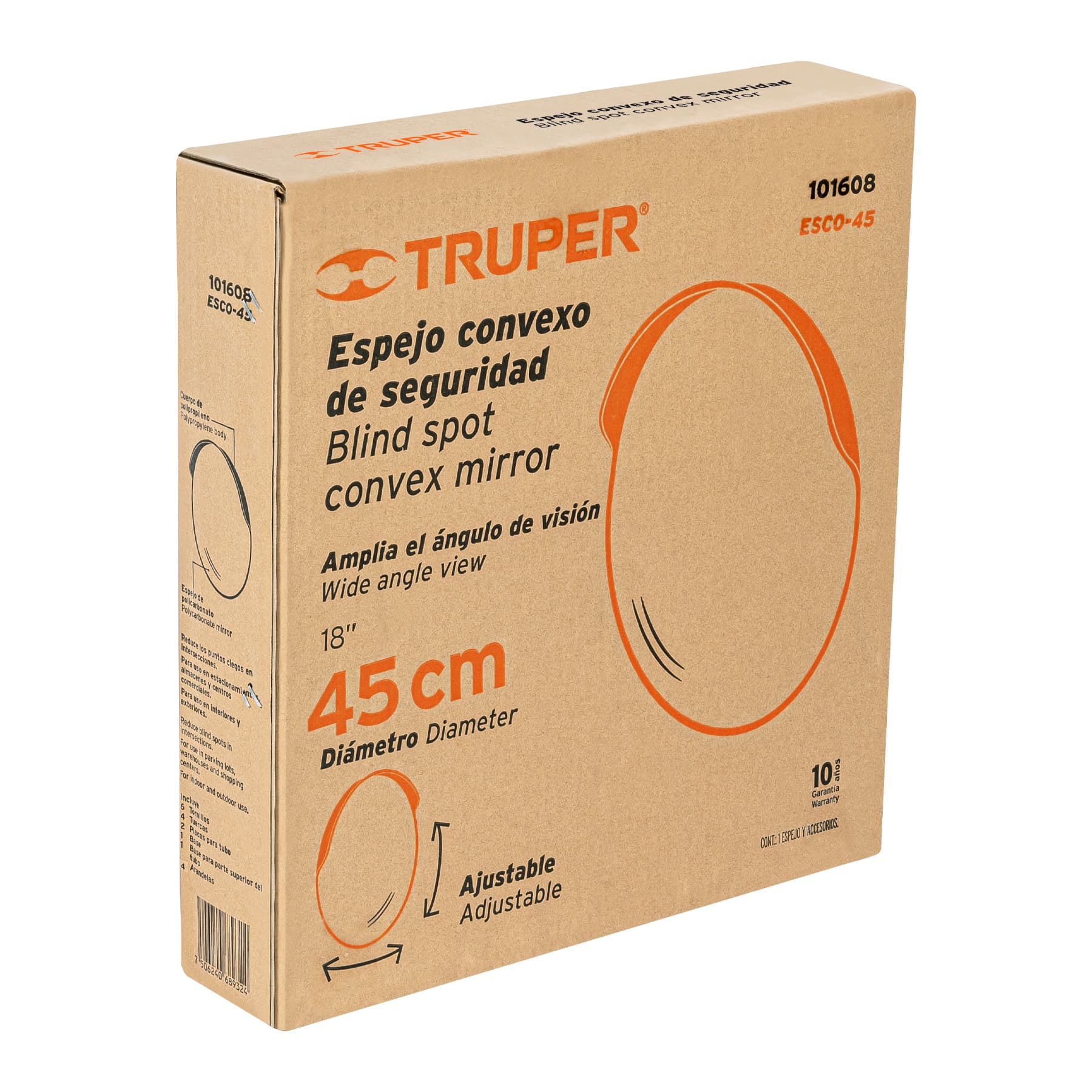 Espejo convexo de 45 cm, Truper - Imagen 2