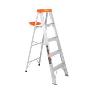 Escalera de tijera tipo ll 4 peldaños y bandeja, Truper