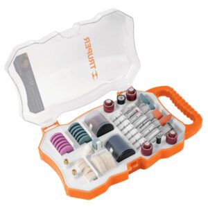 Kit de accesorios p/herramienta rotativa, 121 pzs, TRUPER