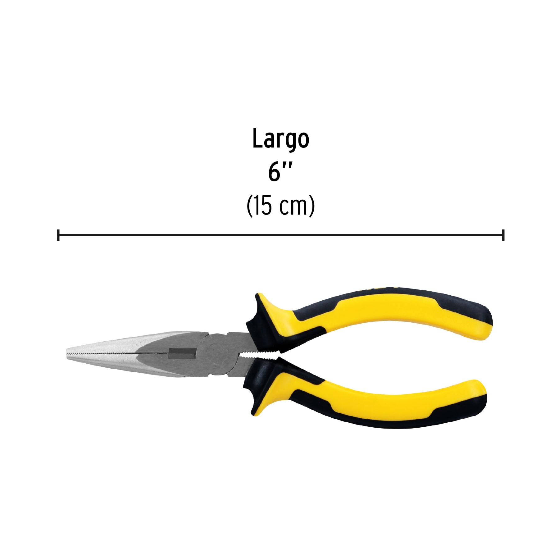 Pinza de punta y corte 6" mango Comfort Grip, Pretul - Imagen 2