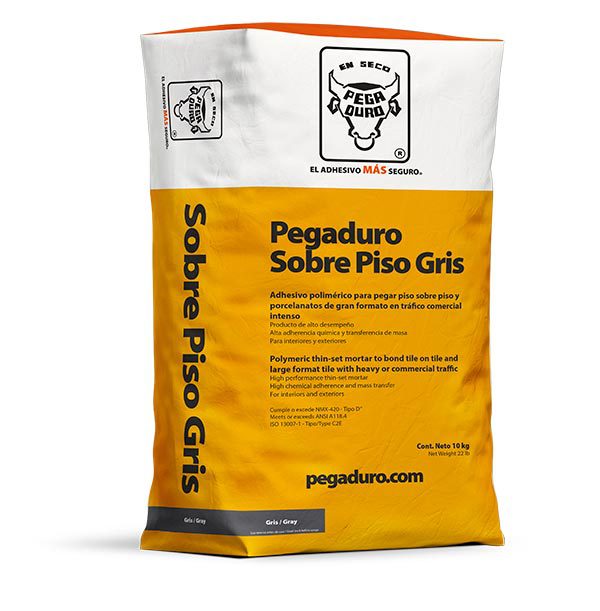 Pegaduro Sobre Piso Gris 10 KG