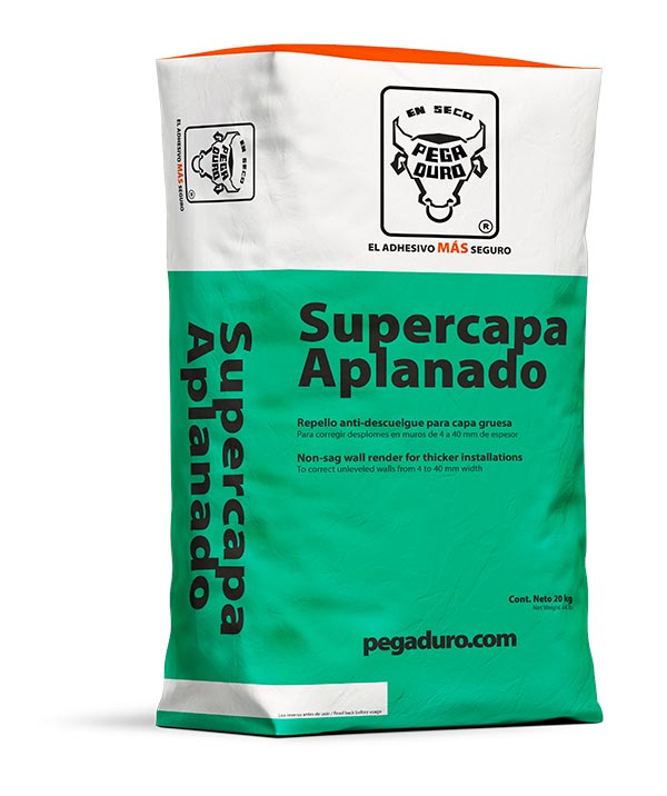 Supercapa Aplanado Blanco 20 KG
