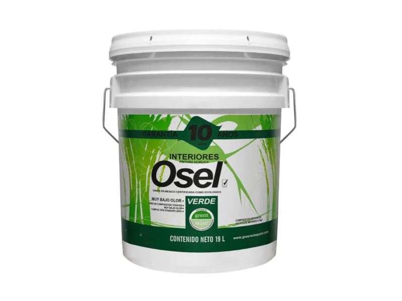 PINT ACRILICA BLANCA OSEL VERDE INT A.C. 19L