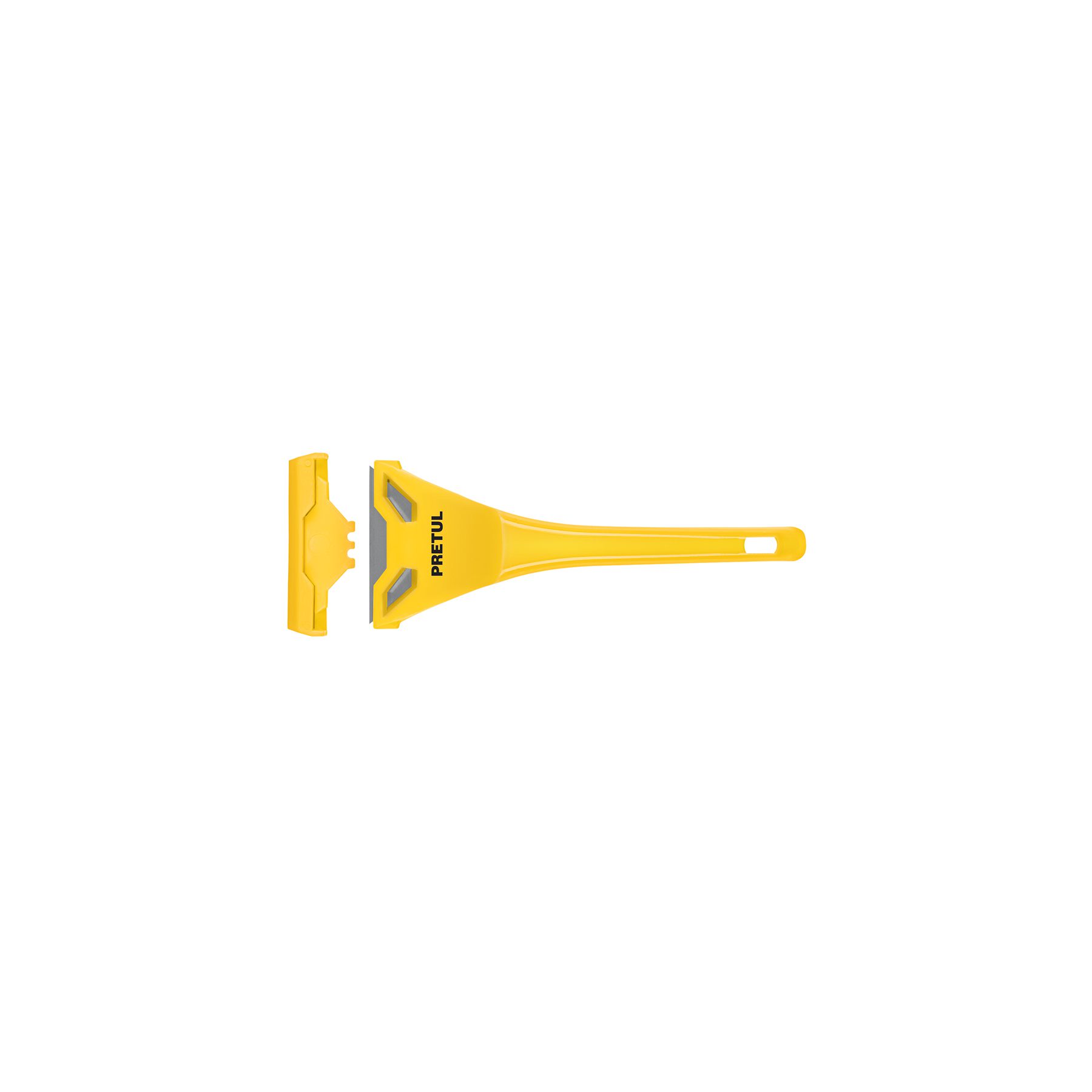 Raspador plástico con cuchilla de 2-3/8", PRETUL