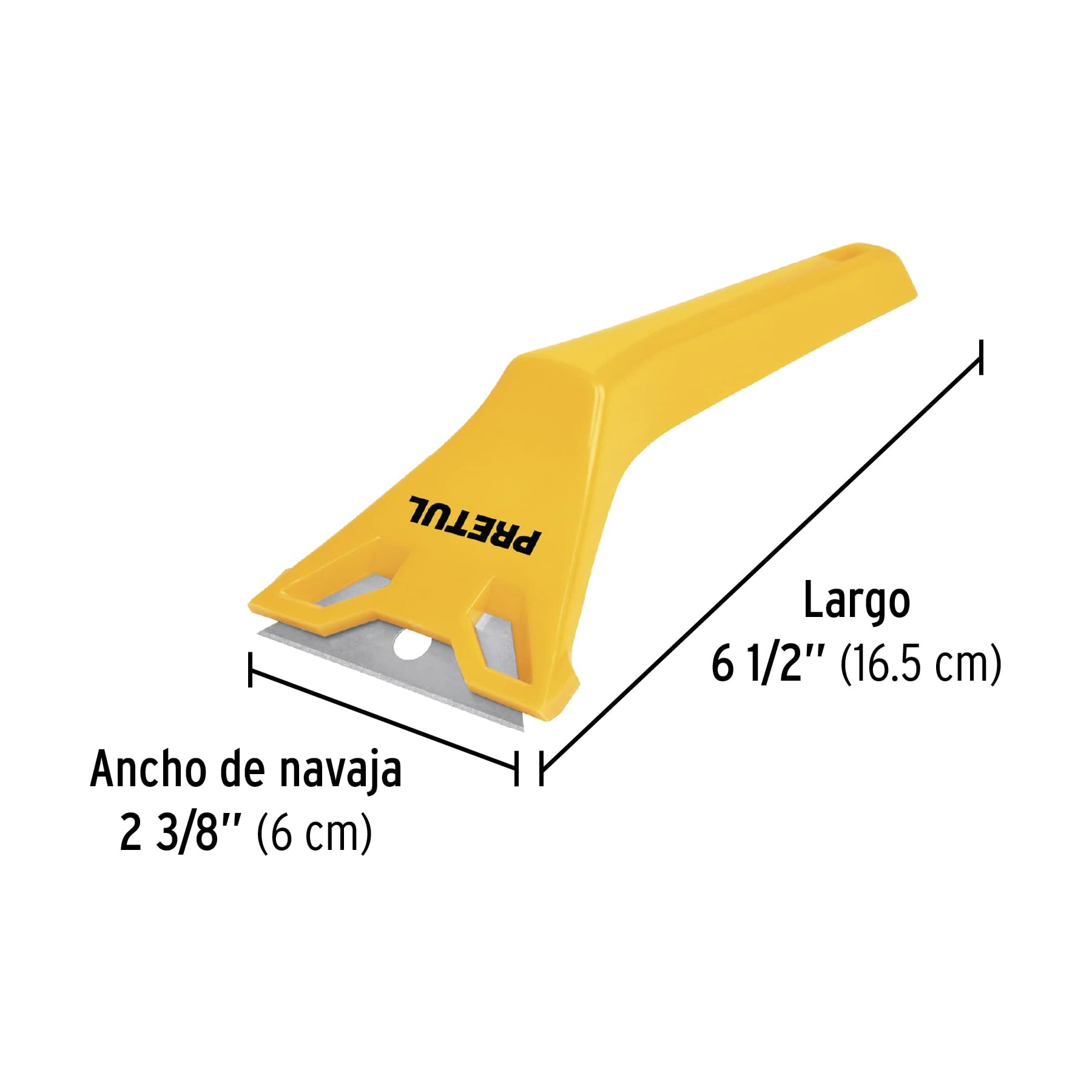 Raspador plástico con cuchilla de 2-3/8", PRETUL - Imagen 3