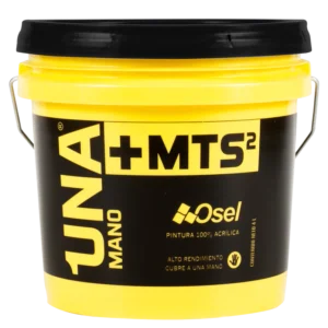 Pintura 100% acrílica UNA MANO Osel – Blanco 4L