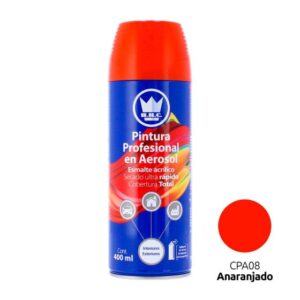 Pintura acrílica en aerosol anaranjado 400 ml  Corona
