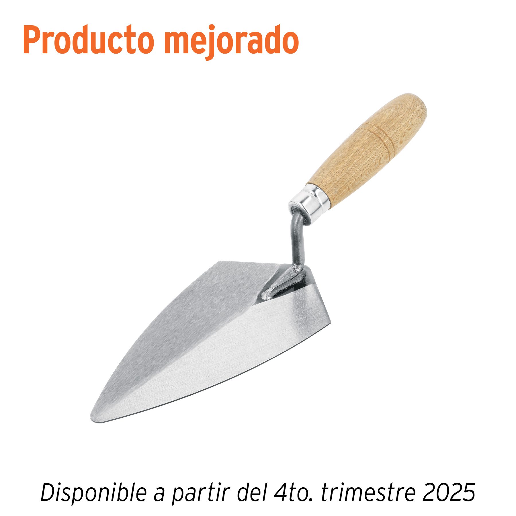 Cuchara para albañil 8" tipo Filadelfia, PRETUL
