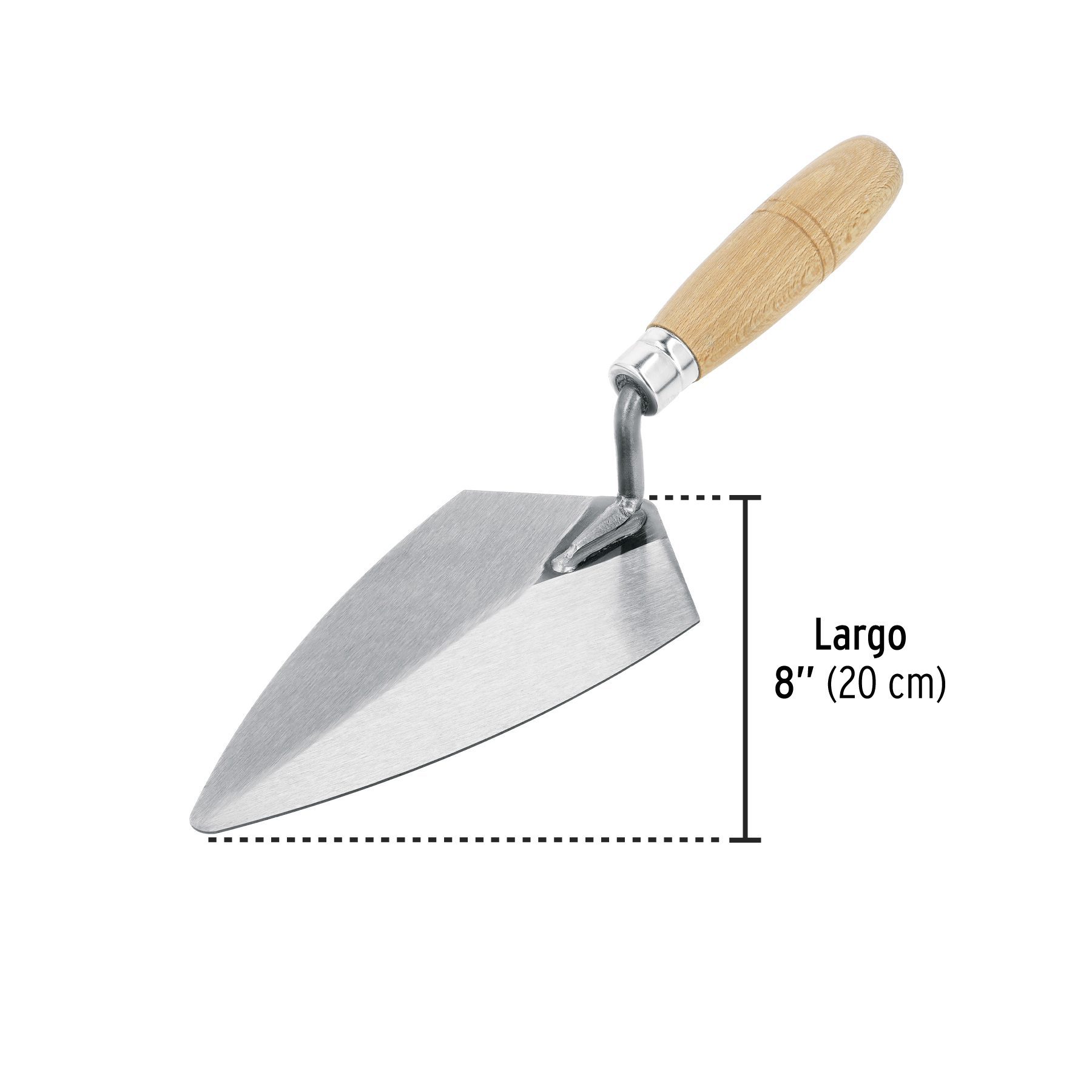 Cuchara para albañil 8" tipo Filadelfia, PRETUL - Imagen 4