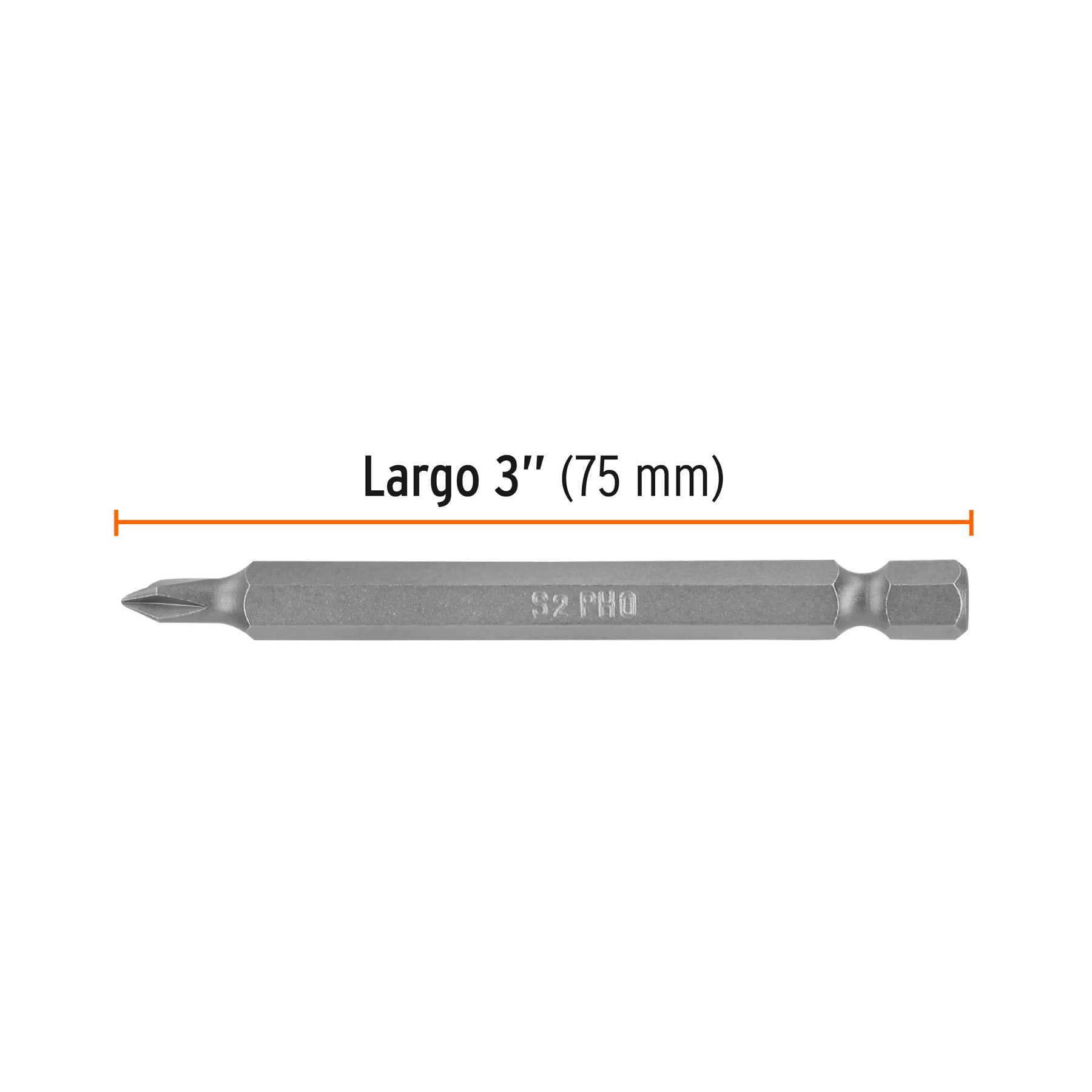 Estuche con 5 puntas de cruz PH0 largo 3", Truper Expert - Imagen 3