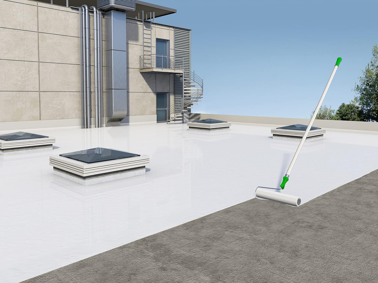Sika® Acril Techo®-3 PRO BLANCO - Imagen 2