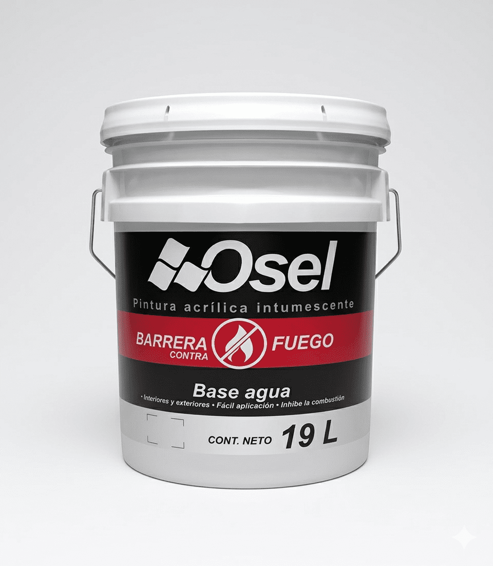 Pintura Acrílica Intumescente barrera contra fuego